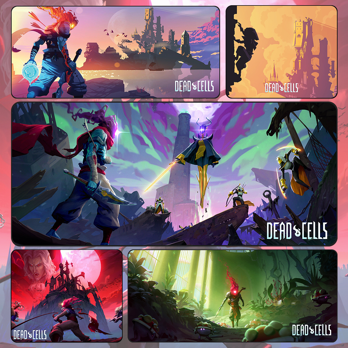 死亡细胞鼠标垫锁边加厚清晰