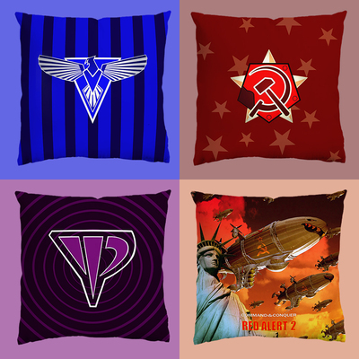 红色警戒2定制周边抱枕高清印制