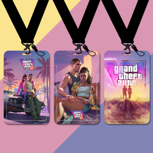 GTA6GTA5游戏定制周边卡套学生卡工作证校园饭卡银行现货