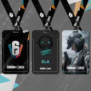 彩虹六号育碧游戏定制周边卡套学生卡工作证校园饭卡公交卡现货