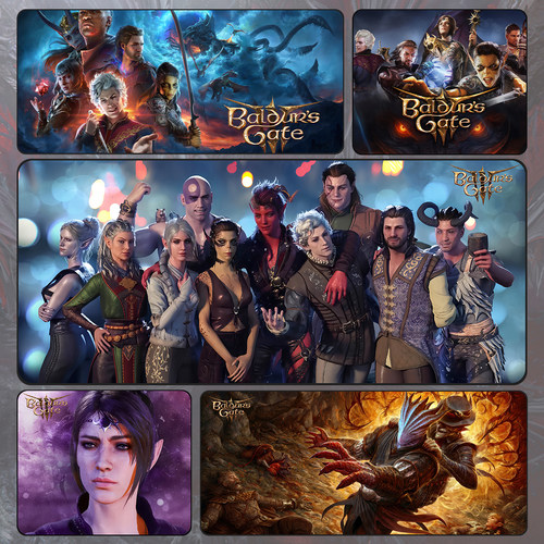 博德之门3周边鼠标垫高清定制