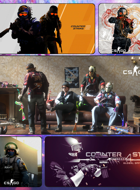 反恐精英2CSGO游戏定制周边counterstrike鼠标垫超大桌垫精品现货