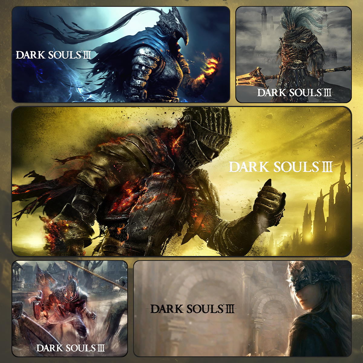 黑暗之魂3定制周边鼠标垫高清