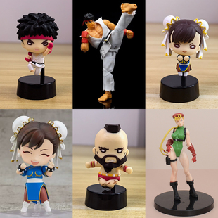 街头霸王街霸游戏手办周边春丽隆嘉米怀特模型人偶玩具公仔现货