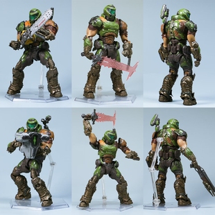 毁灭战士DOOM游戏周边手办阿卡姆模型人偶玩具公仔可动版现货