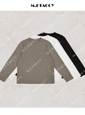 桃桃家【客供 秘鲁棉】N次回购BI囤高支高密极简欧美风纯色T恤264