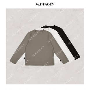 N次回购BI囤高支高密极简欧美风纯色T恤264 秘鲁棉 桃桃家 客供