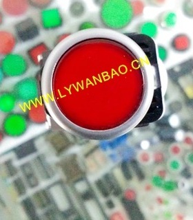 原装AIKS爱克斯按钮开关AS2203-11D/R带灯12V24V110V220V红色