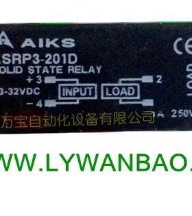 原装AIKS爱克斯固态继电器ASRP3-201D 1A直流32VDC控制交流250VAC