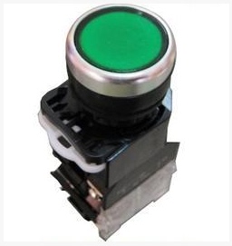 原装AIKS爱克斯按钮开关AS2203-11T/G绿色22mm孔径自锁不带灯