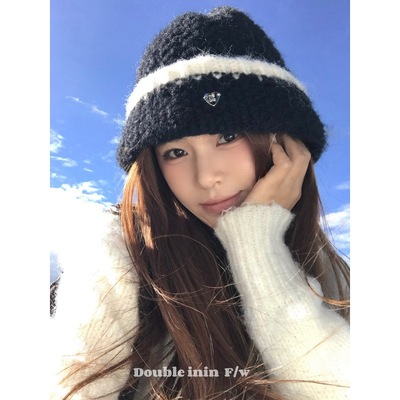 韩系撞色镂空渔夫帽23