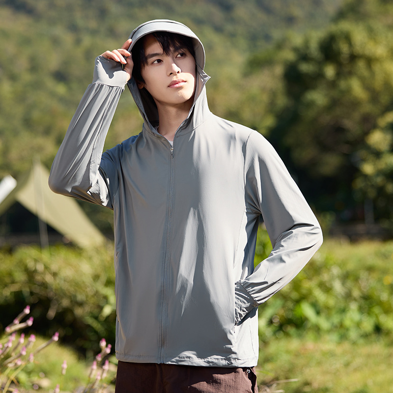 真正防紫外线防晒衣2025夏季户外大帽檐男女情侣同款冰丝防水透气