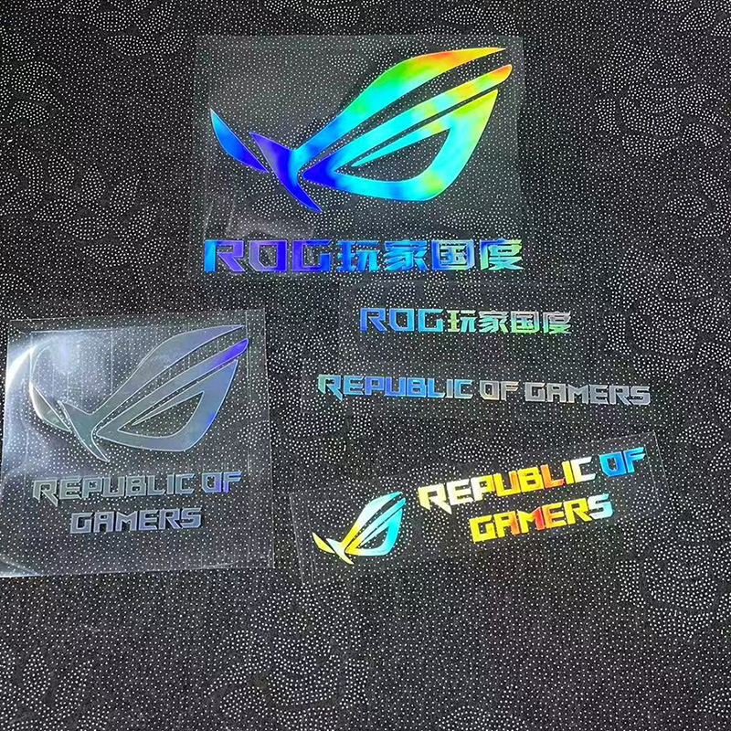 ROG败家之眼爱好者专用电脑贴纸防水防晒镂空雕刻版（非原尺寸）