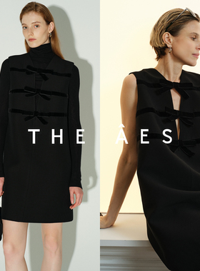 安上THE AES｜典藏PRA重磅52姆米丝毛 90s千禧优雅可叠穿连衣裙