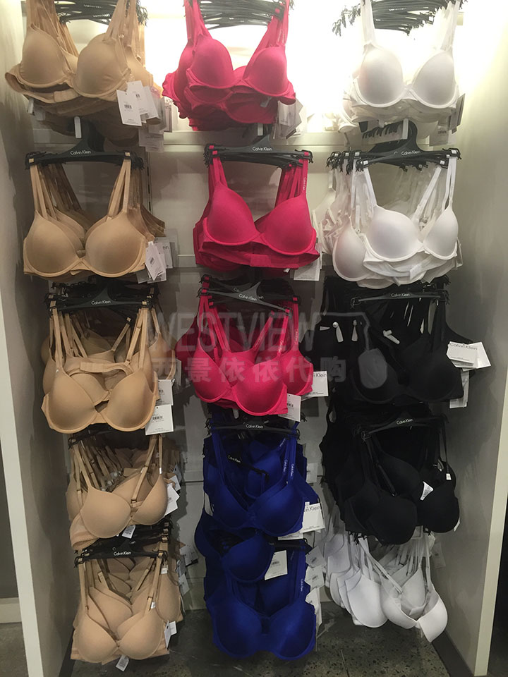 代购正品CK Calvin Klein高级女士纯色吊带文胸内衣 多色入