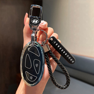 装 TECH版 饰遥控钥匙扣 现代EO羿欧钥匙包套两驱SMART版 适用2025款