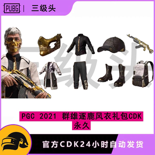 PUBG绝地求生吃鸡金面金色面罩金色骷髅面罩群众逐鹿礼包皮肤CDK