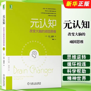 正版元认知 改变大脑的顽固思维 机械工业出版社 大卫 迪绍夫 神经科学认知心理学行为经济学 教材教程书籍