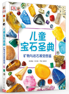正版DK儿童宝石圣典 矿物与岩石视觉图鉴 科普书籍 电子工业 领略宝物的奇特之美 珠宝红黄蓝绿宝石收藏鉴赏参考书籍