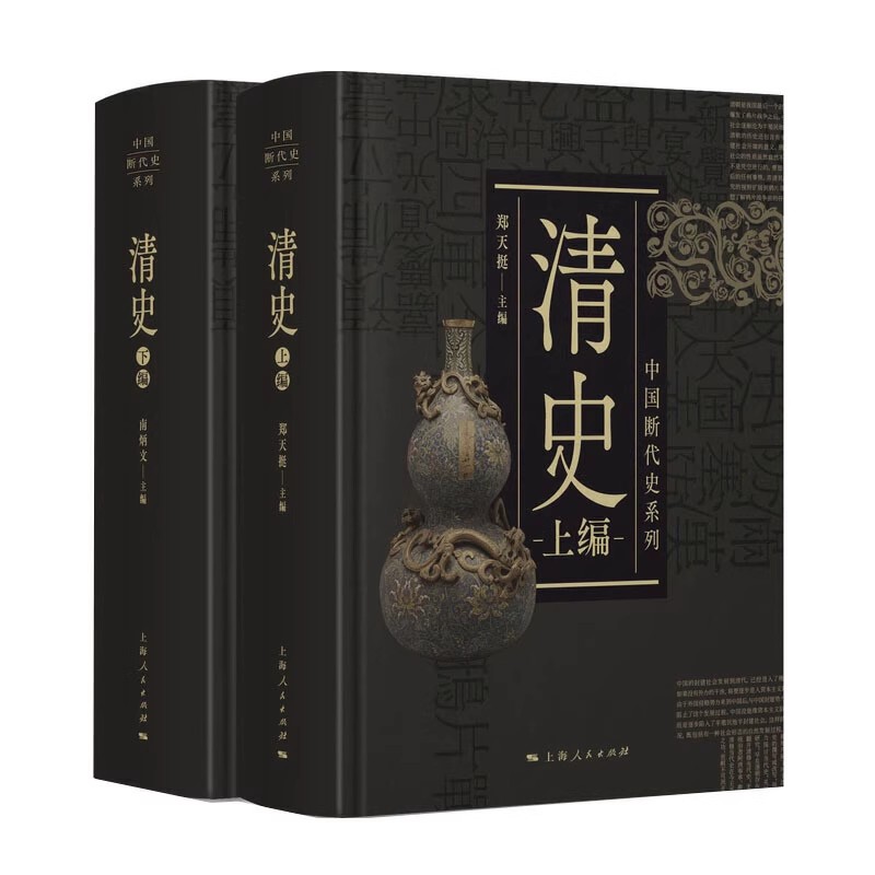 正版全套2册 中国断代史系列 清史 上下册 上海人民出版社 郑天挺 南炳文合编的清史研究代表作 中国古代清朝历史书籍