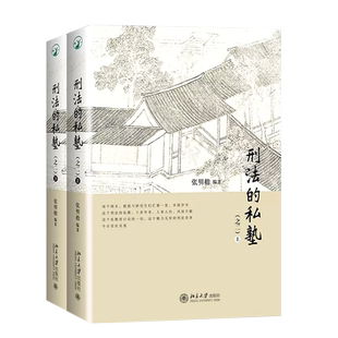 正版全套2册 刑法的私塾之二 上下册 张明楷第二部 北京大学出版社 张明楷刑法讨论会 刑法小学堂法律法学教材教程书