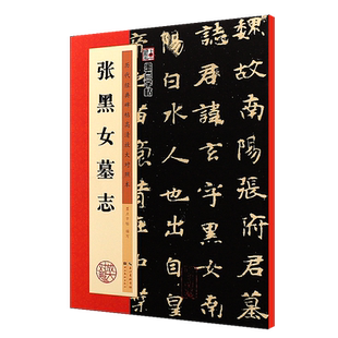 正版张黑女墓志铭 历代碑帖高清放大对照本 墨点字帖 北魏楷书毛笔书法字帖临摹教程 湖北美术 简体旁注米字格字 楷书古帖临摹教材