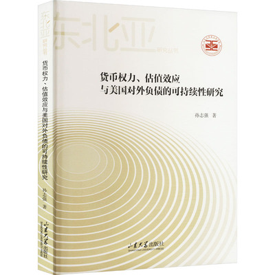 货币权力、估值效应与美国对外负债的可持续性研究 山东大学出版社 孙志强 著 文轩书籍