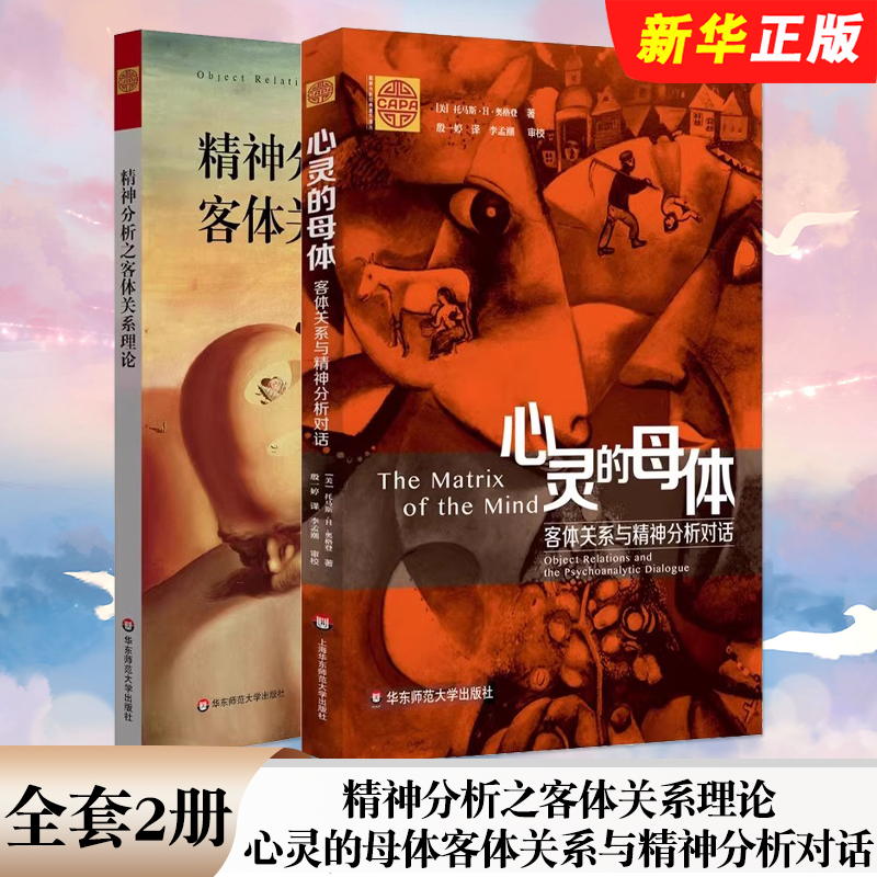 正版全套2册 精神分析之客体关系理论 心灵的母体 客体关系与精神分析对话 精神分析经典著作译丛 华东师范大学 精神分析对话书籍