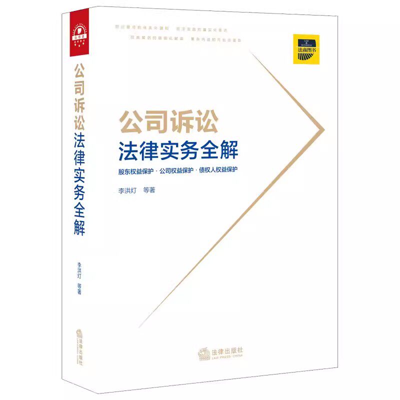 正版公司诉讼法律实务全解 李洪灯 法律出版社 股东权益保护公司权益债权人权益保护 公司经济纠纷民事诉讼司法解释实务教材教程