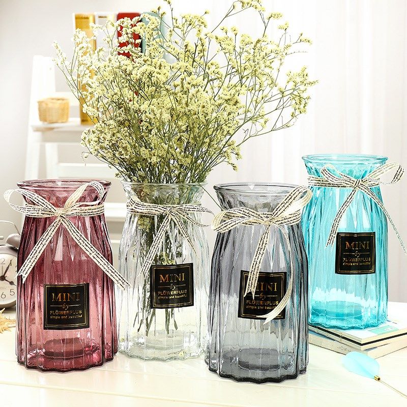复古绿萝水培花瓶玻璃透明干花小清新贴纸麻绳玻璃瓶创意桌面摆件|ruв категории Домашний быт, ваза/цветок/искусственные цветы/моделирование украшения, цветок/ваза, ваза - от Buy2taobao.com для оказания профессиональной услуги покупки агента Taobao