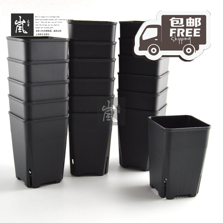 套餐丨中号a系列侧开口方万象盆8cm【18个】经典款多肉种植盆