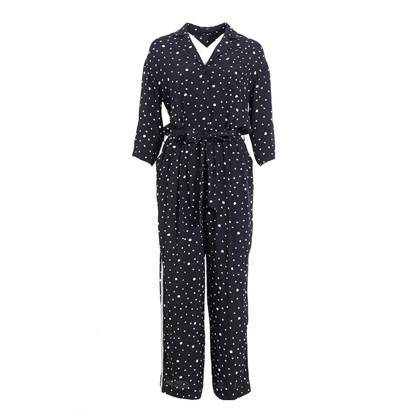 【设计师系列】夏女装休闲波点连体裤LC15131348