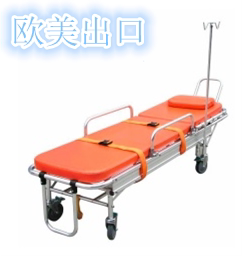 铝合金救护车担架床 自动上车担架推车 医用急救担架车可推