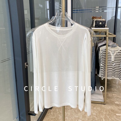 舒适圆领通勤薄款简约百搭女T恤