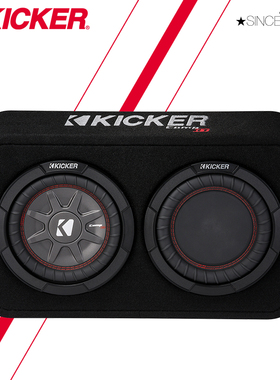 汽车音响K牌KICKER CompRT系列8英寸反射音箱TCWRT82包安装