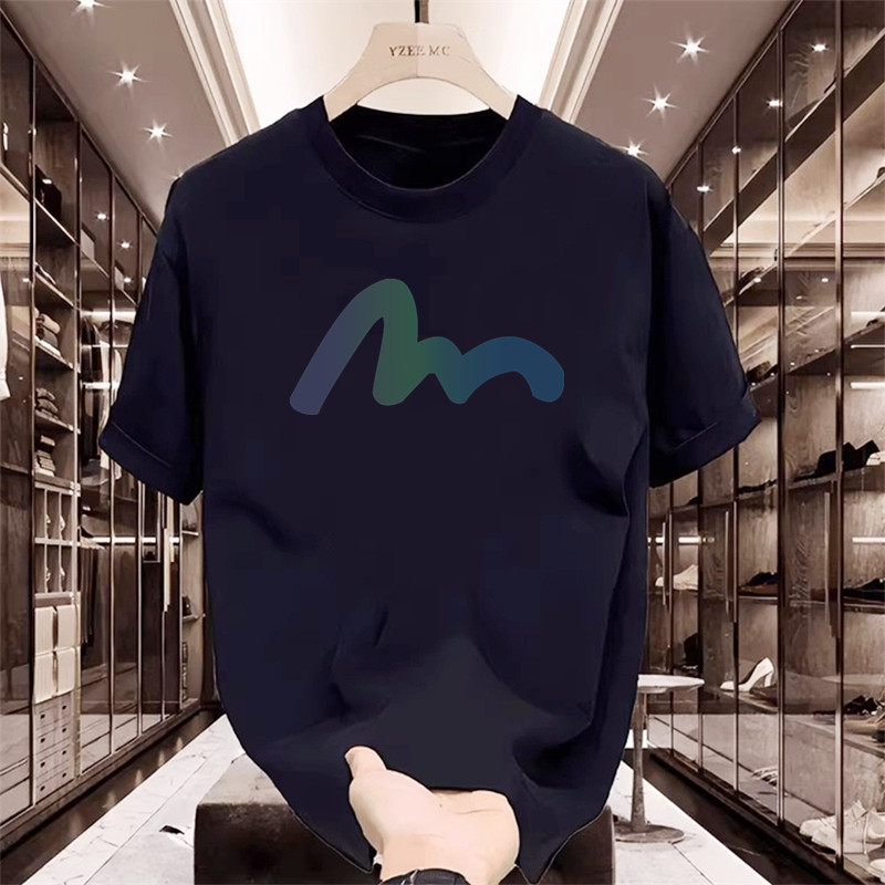 奥特莱斯纯棉男士短袖T恤男女款宽松圆领休闲潮上衣情侣运动半袖