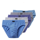 吸汗透气裤 5条纯棉男士 头 宽松全棉男生大码 青少年底裤 内裤 三角裤