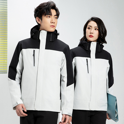 高端冲锋衣羽绒服定制工作服印LOGO羽绒内胆冬季保暖厚男女工装