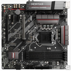 微星Z370M MORTAR迫击炮主板1151支持i39100fi58600i787009900cpu