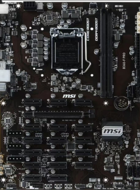 微星B360-F PRO 1151针大模型主板支持8700 9900kcpu插18显卡