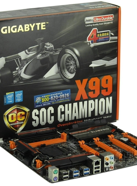 技嘉X99-SOC Champion2011v3支持i75960xE5-2698v4 2680v3cpu主板