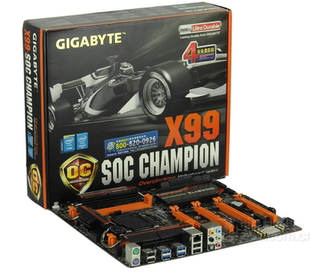 技嘉X99-SOC Champion2011v3支持i75960xE5-2698v4 2680v3cpu主板