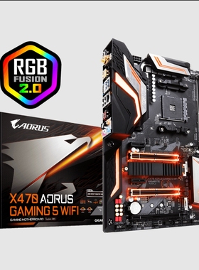 技嘉x470 aorus gaming 5 wifi主板am4支持3600 5950xcpu处理器