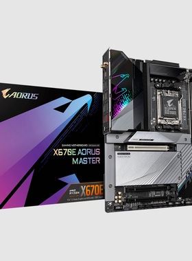 技嘉x670e aorus master大雕主板支持am5支持7800 9950xCPU处理器