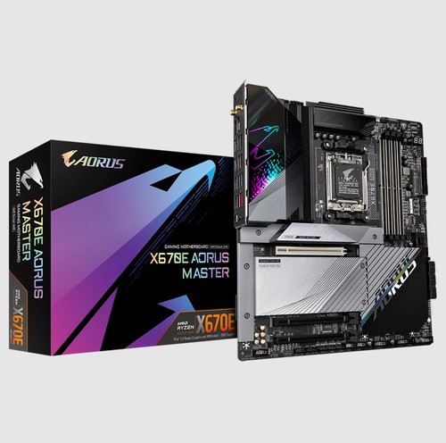 技嘉x670e aorus master大雕主板支持am5支持7800 9950xCPU处理器