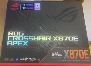 华硕ROG X870E Apex主板AM5支持7800x3d 9700x 9950xcpu处理器