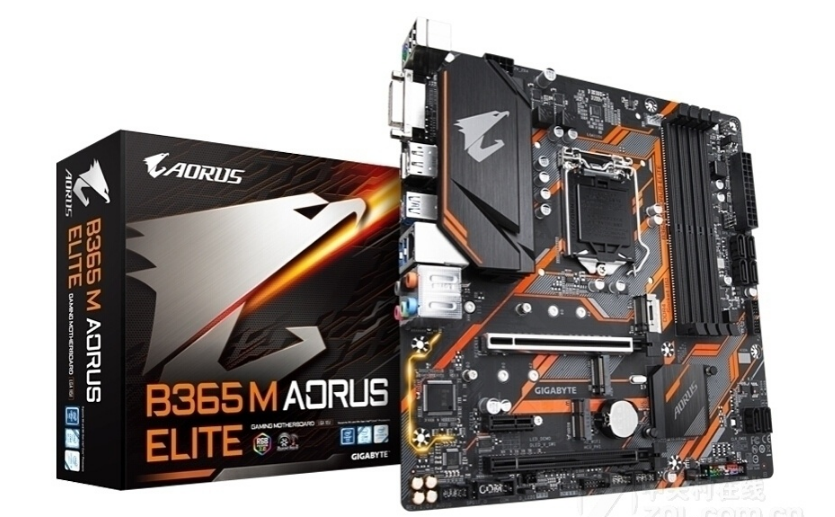 技嘉b365m aorus elite台式机主板1151支持i58600i787009900k cpu