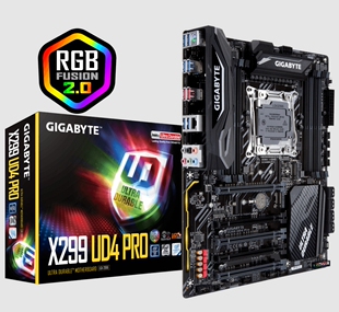 机主板2066支持i77800xi9 Pro台式 9900x10980xcpu UD4 技嘉X299