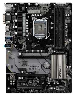 华擎科技Z370 PRO4主板1151支持i39100i58600i787009900kcpu ddr4