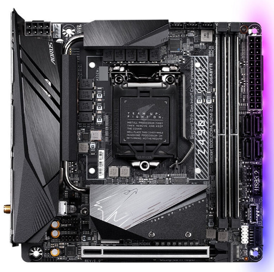 技嘉Z490I AORUS ULTRA1200主板支持i5 10600i710700i910900KFcpu